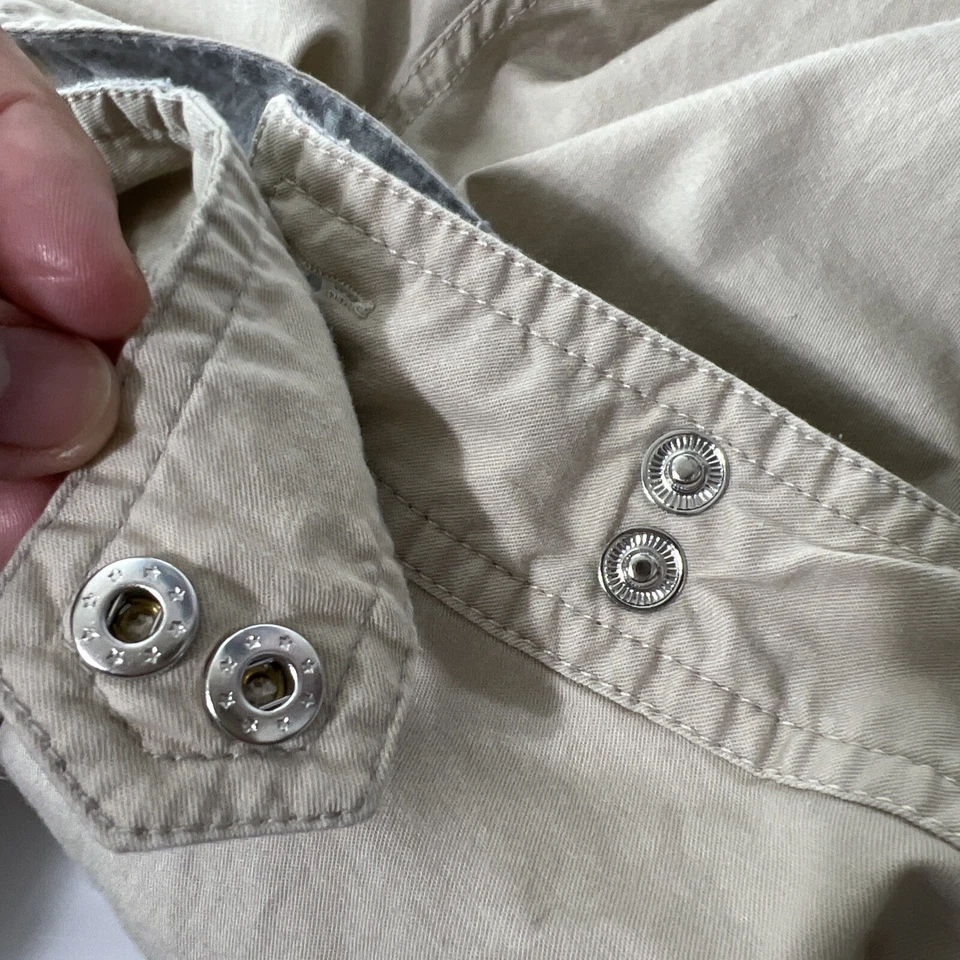 Шорты женские Nike большие 12-14 желтовато-коричневые хаки хлопок спортивная одежда низы для улицы - Изображение 4 из 4