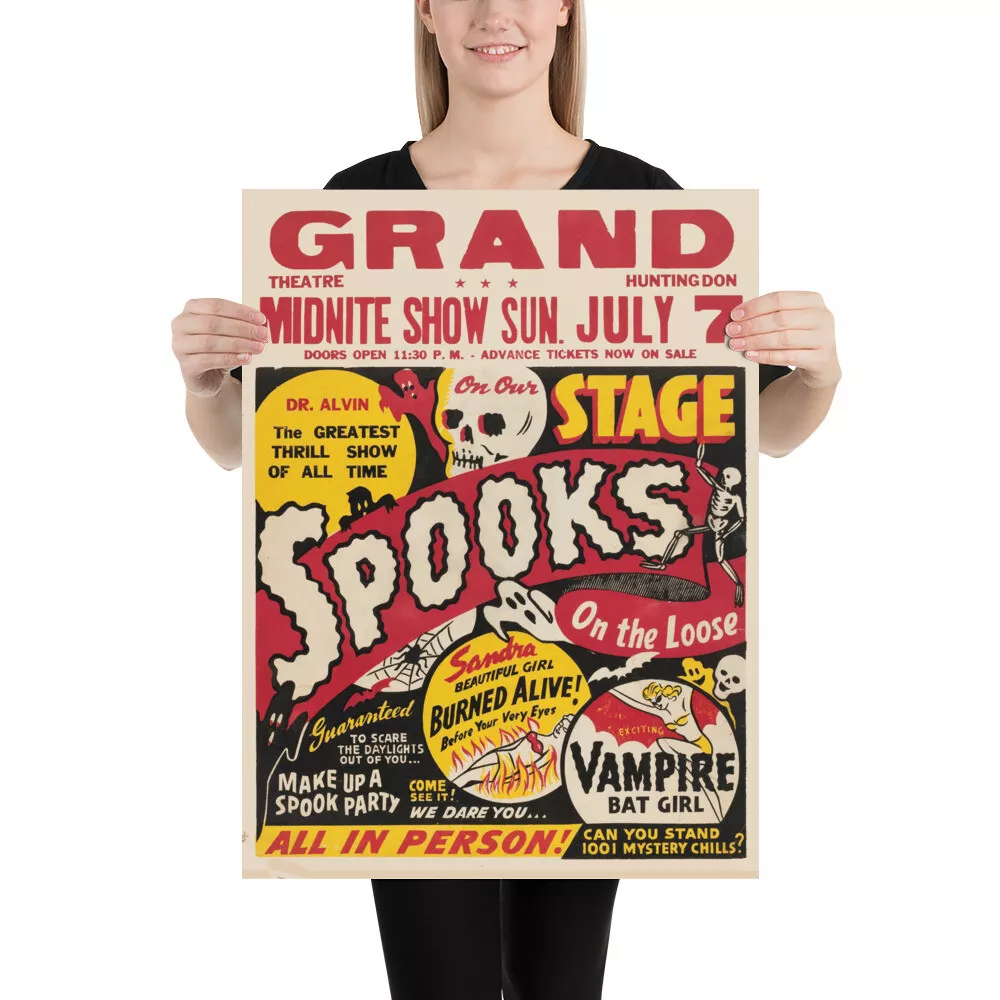 Spooky Month Poster for Sale by TinyPinkShoe