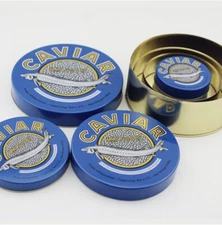 Empty Caviar Tins 500g - 12 Individual Tins