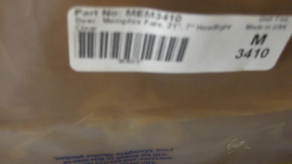 Faro Memphis Shades Parabrisas Fats 21", 7" 93-13 Harley Dyna N.º de parte: M3410 Foto 4 de 4