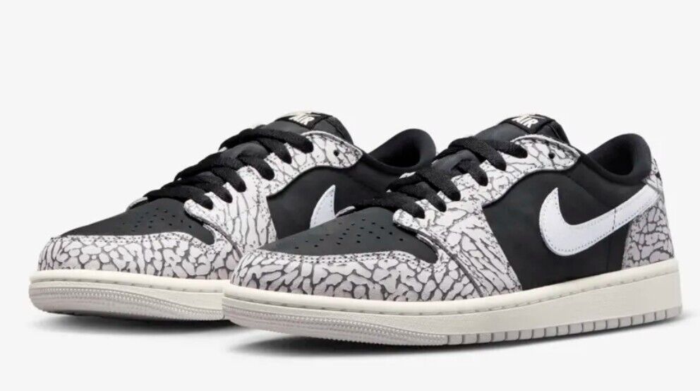 Nike Air Jordan 1 Low Retro OG Black Cement CZ0775-001 Nike Air Jordan 1 Low Retro OG Black Cement CZ0775-001