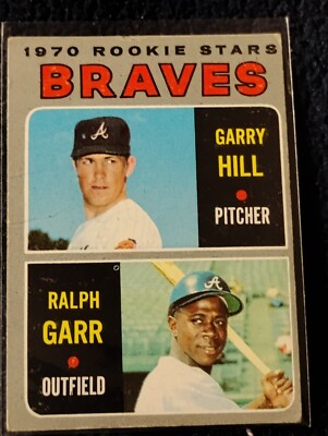 1970 Topps - 1970 Braves Rookie Stars #172 Ralph Garr, Garry Hill (RC)