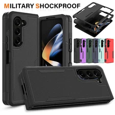For Samsung Galaxy Z Fold 5 4 Rugged Hybrid Armor Drop Protect Shockproof Case
