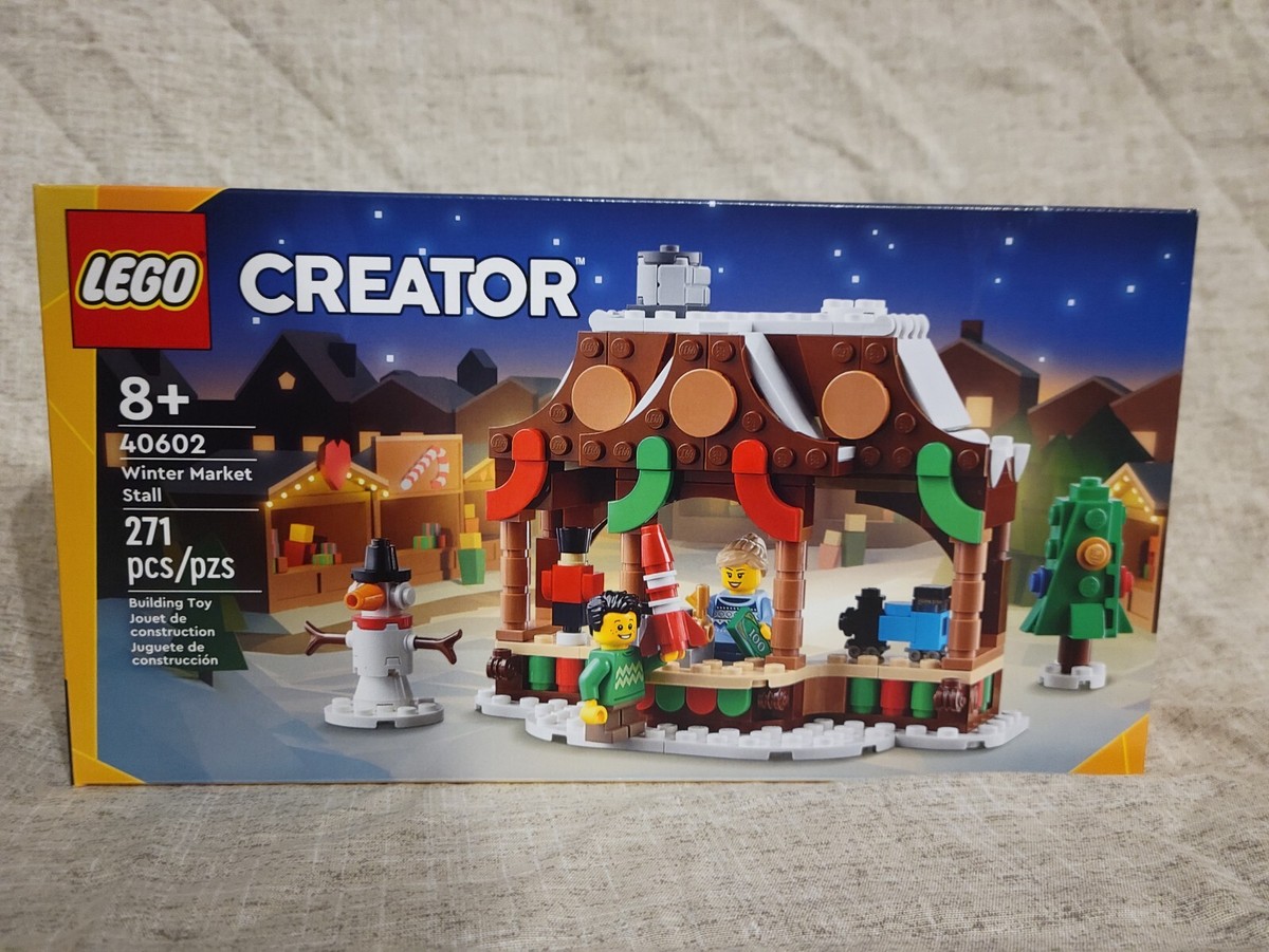 LEGO 40602 Creator Winter Market Stall Limited Edition GWP Promo Set  New!