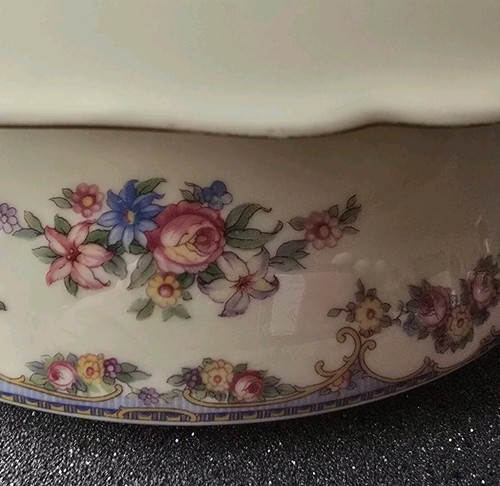Thomas Ivory Bavaria Germany Bone China Gravy Boat Floral Pattern Gold Trim - Picture 6 of 6