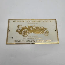 New York AACA 1977 Car Club Dash Badge