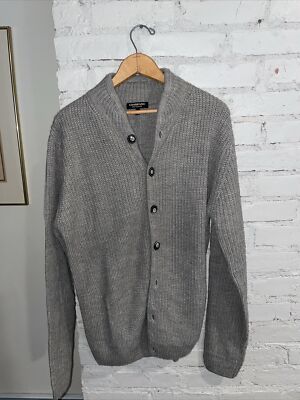 Consensus Men s Gray Cardigan XL