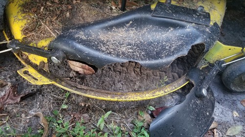 Inch Deck Mulch Cover For John Deere 48 Deck - Fits 100, LA100, & EZTrak Series Mowers John Deere Engines For John Deere