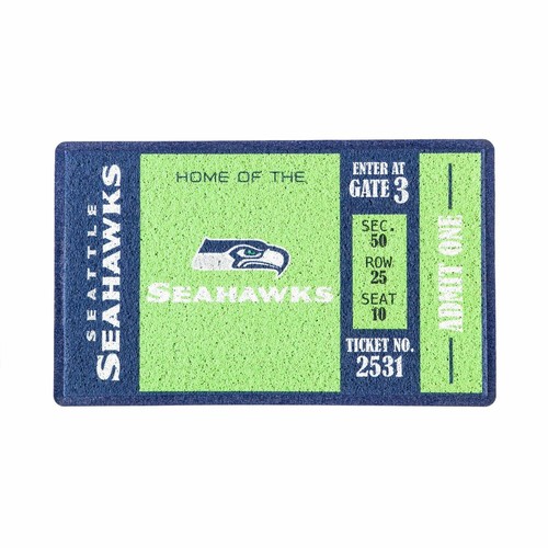 Team Sports America Seattle Seahawks Recyclable PVC Vinyl Indoor/Outdoor Weather - Picture 2 of 2