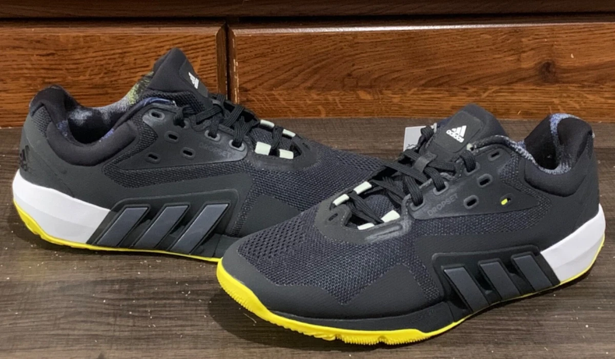 adidas Dropset Trainer Mens Training Shoes Sneakers Carbon Black