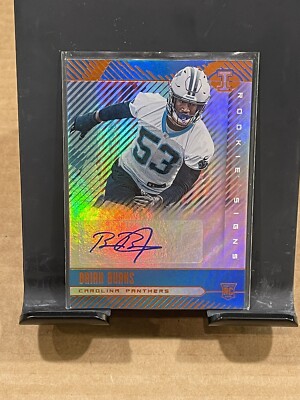 2019 Brian Burns Panini Illusions Rookie Autograph Card