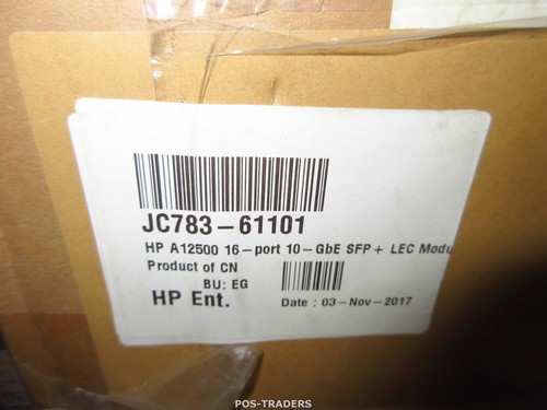 HP JC783A 12500 A12500 16-Port 10GbE SFP + LEC Expansion Slot Module NEW NEU - Photo 5/6