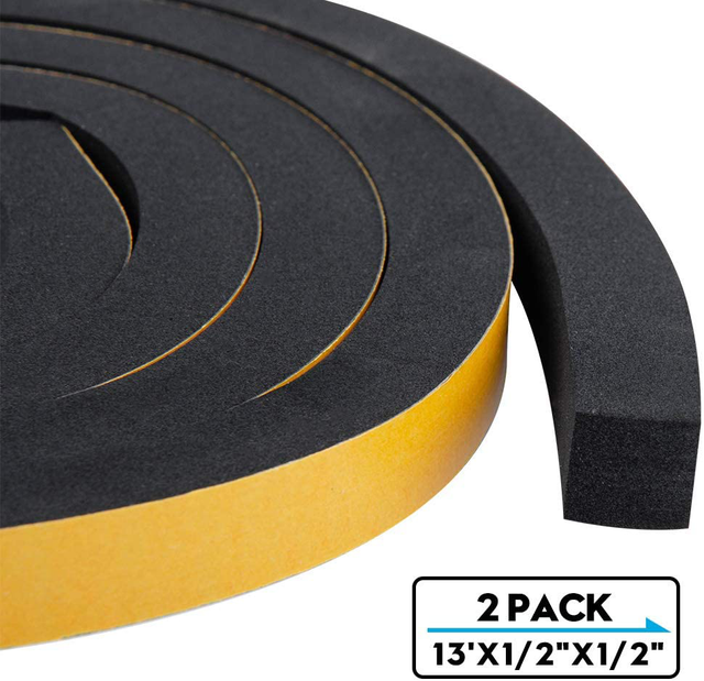 1 2 inch rubber weather stripping