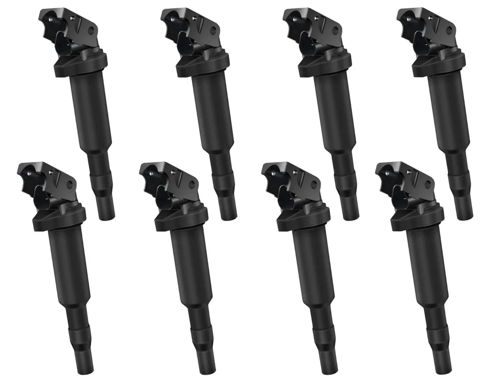 Juego de 8 bujías de bobina de encendido para BMW E71 F02 750Li F01 750i versión actualizada Foto 2 de 4