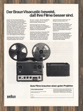 Braun Visacustic - Reklame Werbeanzeige Original-Werbung 1979