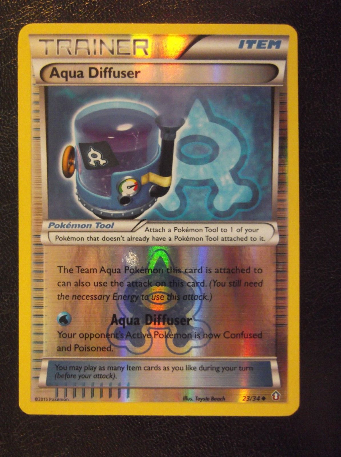 083PK023r -Aqua Diffuser -23/34 - Double Crisis - Uncommon Reverse *