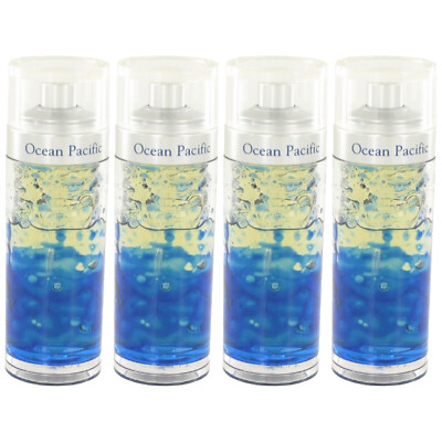 4-Pack New Ocean Pacific By Ocean Pacific Cologne Spray 1.7 Oz NEW WITHOUT BOX
