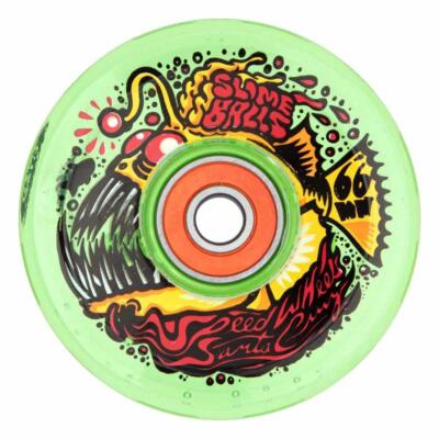 Slime Balls Skateboard Rollen Angler Light Ups OG Slime 78a neongrün 66mm