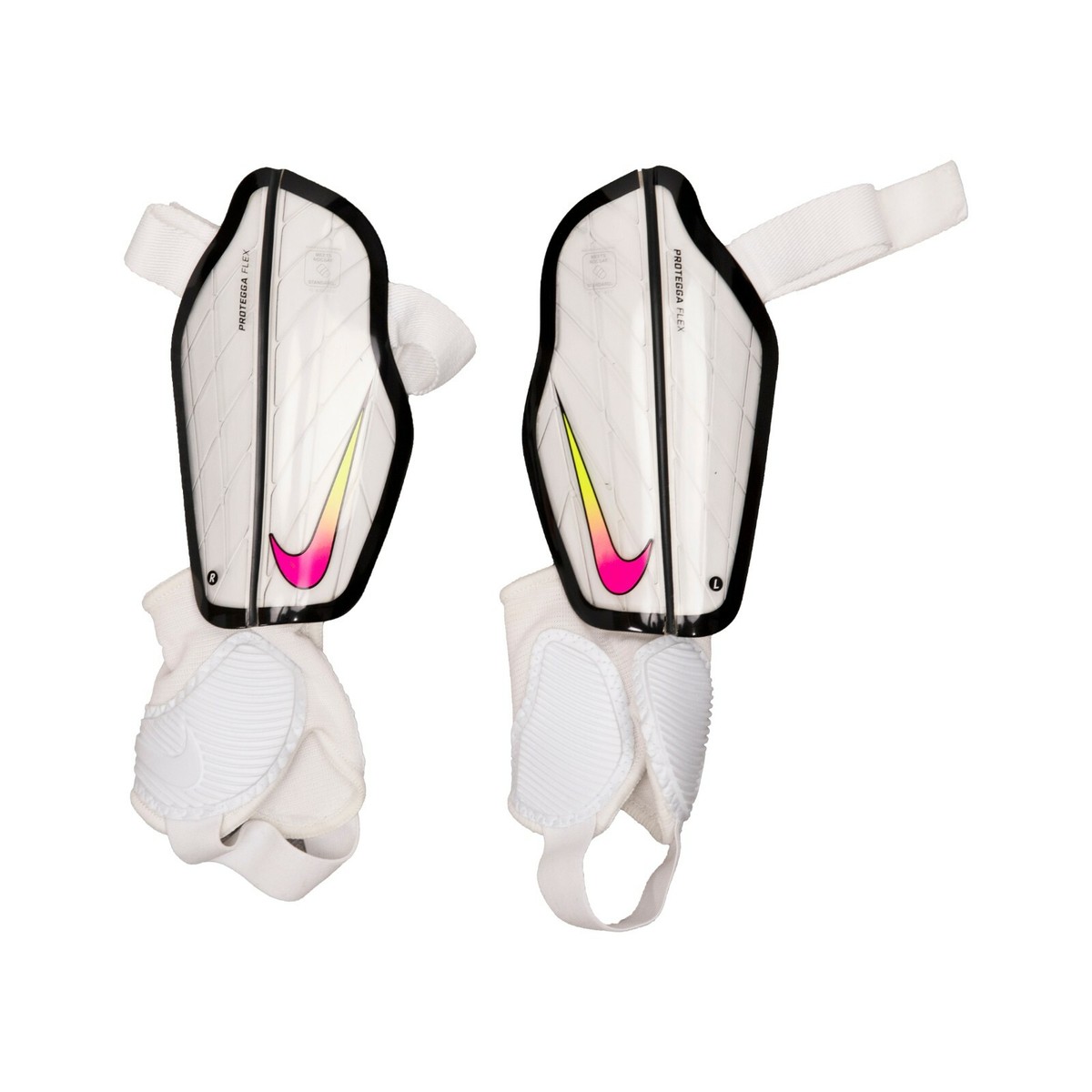 Nike Kids Shin Pads Protegga Flex White Size L 5527