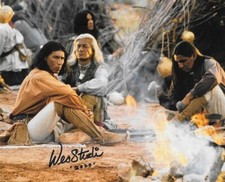 * WES STUDI * signed 8x10 photo * GERONIMO * COA * 1