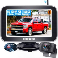 V25 HD 1080p Digital Wireless Backup Camera System 5 Inch TFT