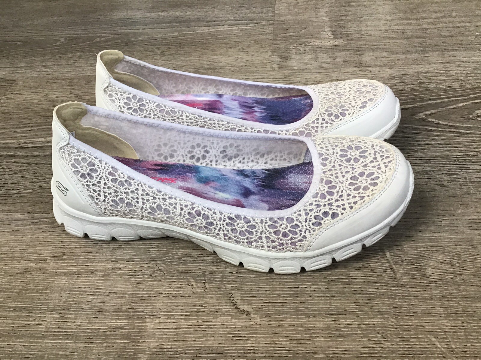 Skechers Flats Womens 8.5 Shoes Flex 3.0 Majesty White Cooled Memory Foam 23413-image