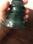 Vintage Aqua Blue Hemingray 42 Glass Electrical Insulator Glass — photo 2