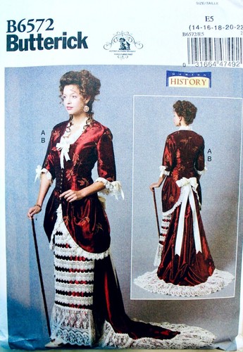 U PICK! Misses PLUS Size STEAMPUNK RENAISSANCE HISTORIC Gown Costume Pattern UC - Picture 23 of 34