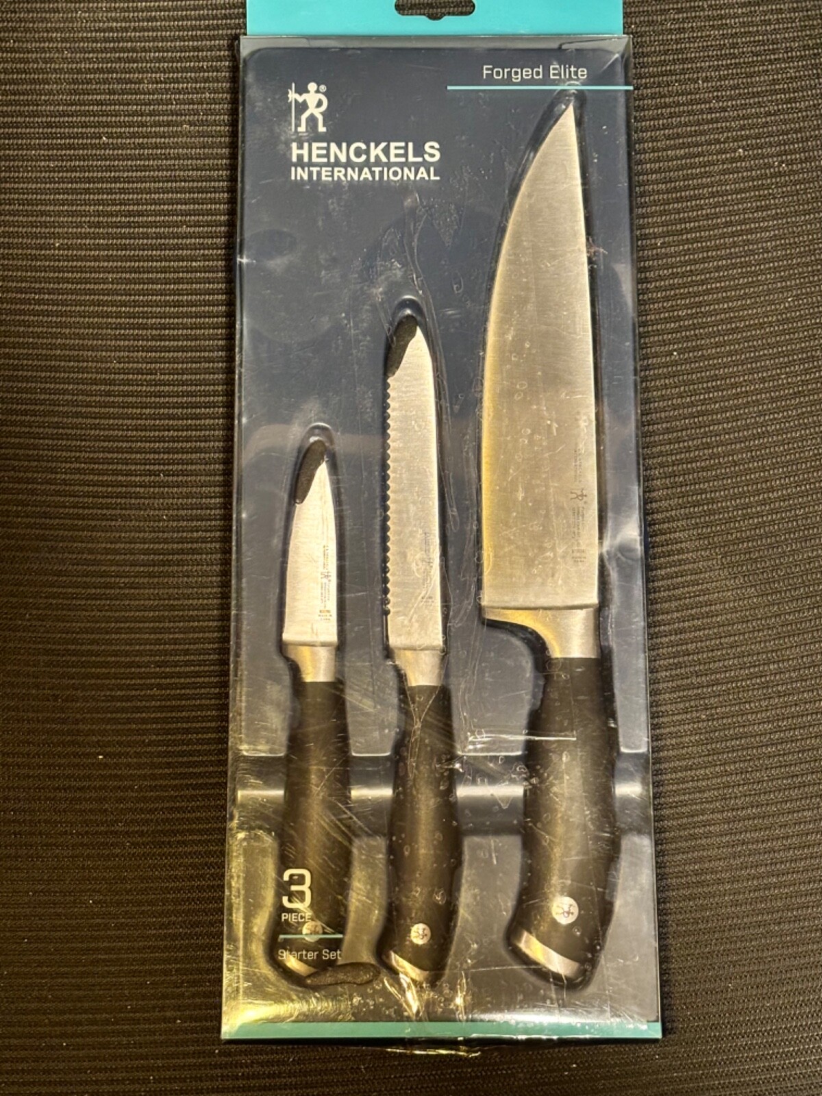 J.A. Henckels International Stainless Steel 3 Piece Starter Knife Set (NEW OPEN)