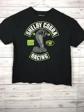 Shelby Cobra Racing T-Shirt Mens 2XL Black Official Lic Product Muscle Car 1962