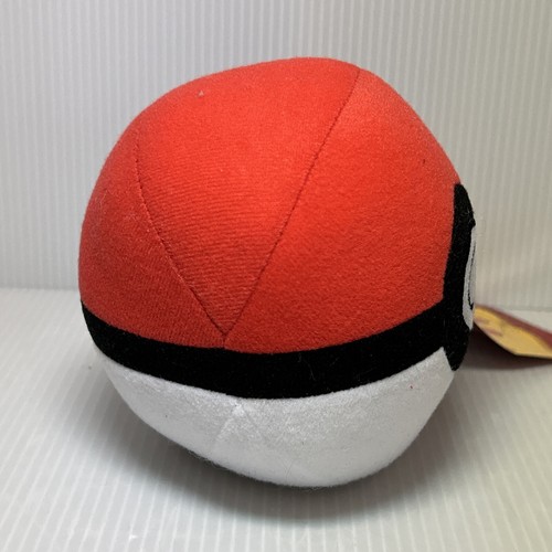Pokemon Center 2022 Pokeball 4" Plush Stuffed Toy Factory ~ New NWT - Picture 2 of 13