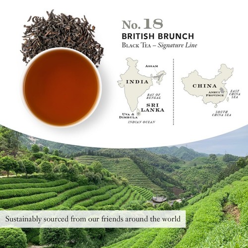 Smith Tea British Brunch No 18 Full Leaf Black Tea 15 Bags Caffeinated Blend - Picture 3 of 8