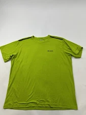 Columbia Shirt Mens 2XL Green Short Sleeve Base Layer Omni-Shade