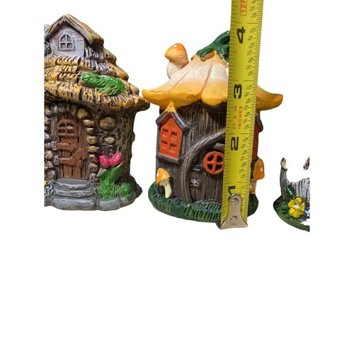 Miniature Fairy Garden Gnome Houses Set of 3 - Picture 10 of 12