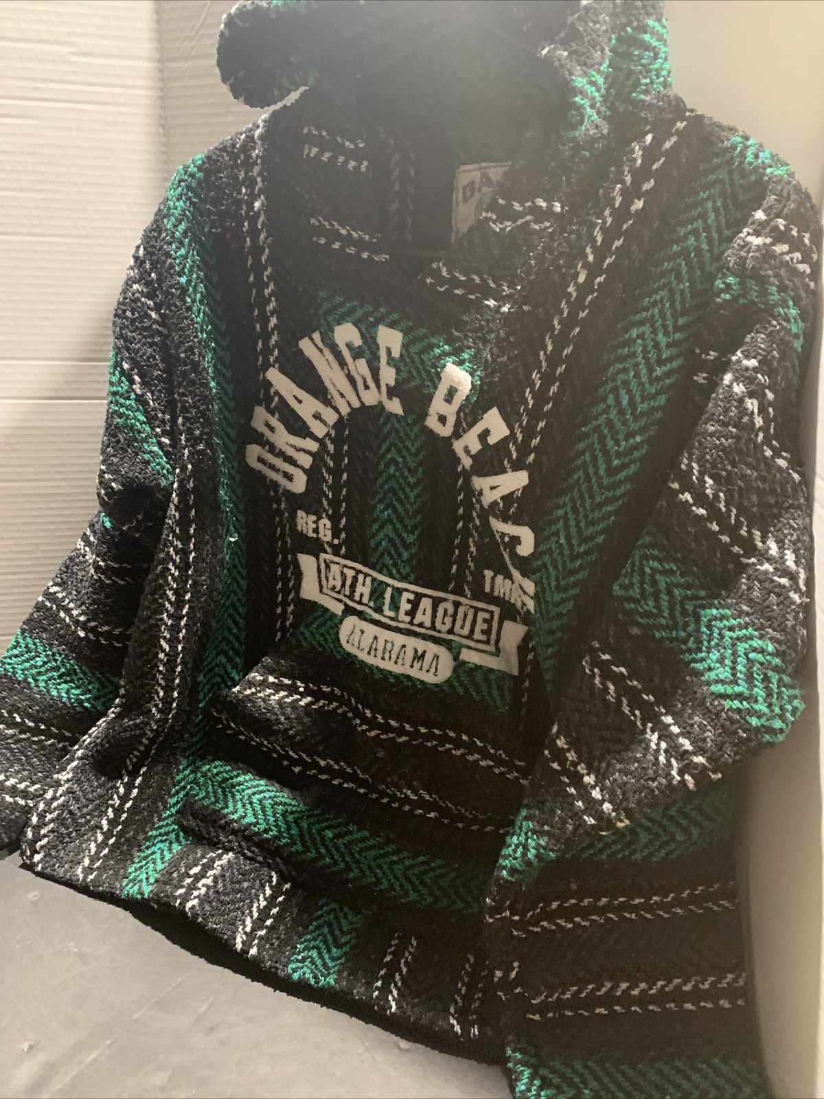 Wild Billie Baja Joe Mexican Hoodie Poncho Pullover … Gem