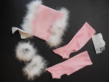 NEW VELVET Spandex KNEE LENGTH Bootcovers Muff Small Child Candy Pink