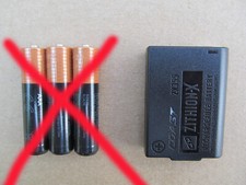 Coast Zithion-X ZX355 3x AAA Size Lithium Li-ion USB-C battery 1000mAh headlamps