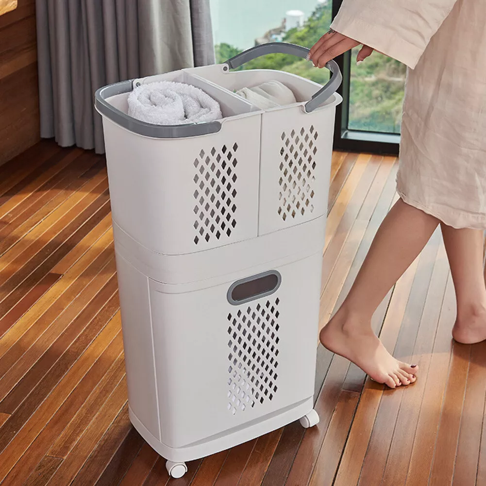 Hamper divider outlet