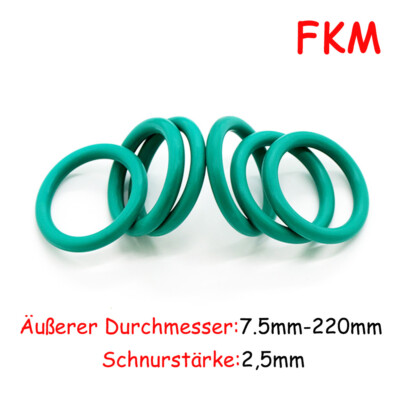 Sourcing Map FKM O-Ringe 5 Stück - 82mm Außendurchmesser Dichtungen