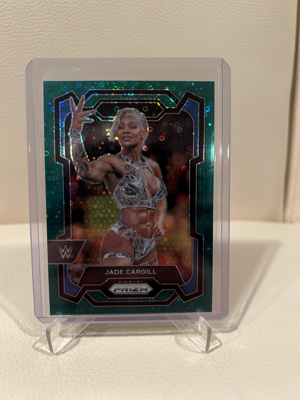 2024 Panini Prizm WWE Jade Cargill Under Card Green Prizm 20/49