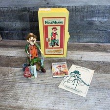 Käthe Wohlfahrt Holzmannl "Fischerman", Incense Smoker German Fisherman Figure