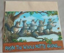 "Tree Top Boogie", (1) Leanin' Tree Birthday Card, New With (1) Envelope