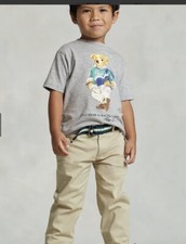 RRP£68 Ralph Lauren Polo Girl Boy Bear Tshirt  Top Age 6 Years