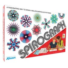 Commemorative Spirograph Set Retro Design Art Math Toy for Ages 8 and Up