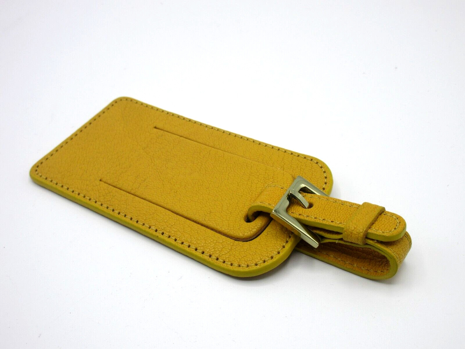 Tag Gold Buckle Attachment With Id Card Yellow