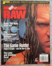 WWF RAW Wrestling Mag - Dec 1999. Feat. HHH, Tori, The Dudleys, Al Snow etc...