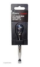 ASTRO TOOLS 5” NANO SHORT RATCHET – 1/4” drive tool – small automotive ratchets