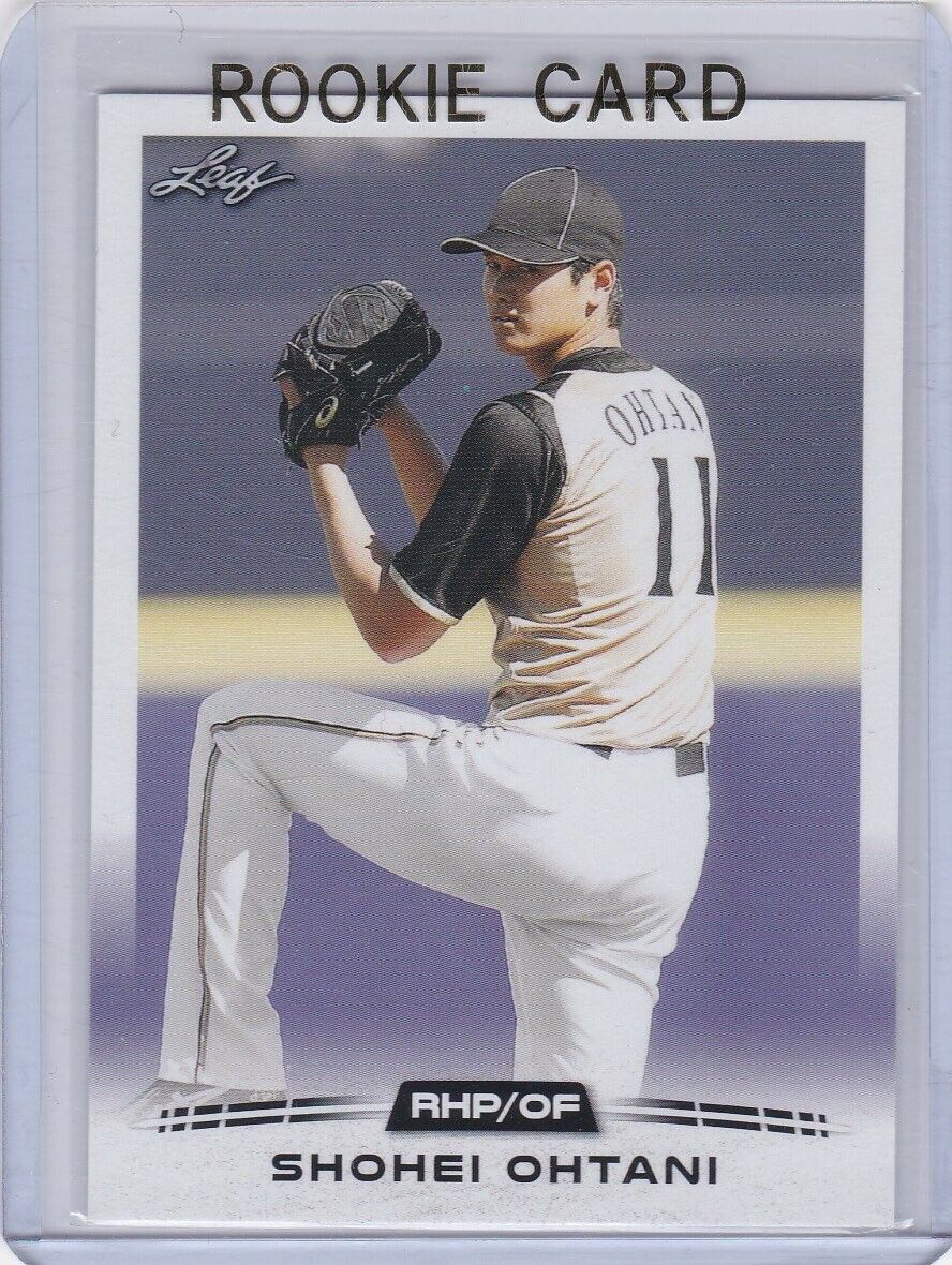 SHOHEI OHTANI ROOKIE CARD Baseball 2018 LEAF JAPANESE STAR SHOHEI OHTANI ROOKIE CARD Baseball 2018 LEAF JAPANESE STAR
