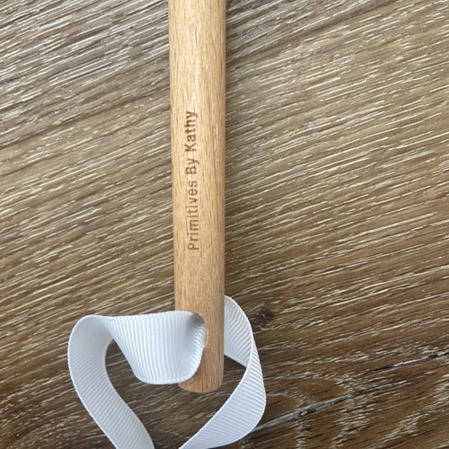 2 New Primitives By Kathy Gigi Christmas Spatulas Santa Claus 2 Different Ones - Picture 9 of 9
