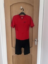 Tri Suit - Triathlon - dhb -Red / Black - Men’s Medium